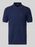 Polo Ralph Lauren Slim Fit Poloshirt mit Kentkragen in Marine, Größe L