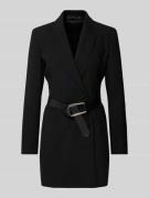 Mango Longblazer mit Paspeltaschen Modell 'LOIDA' in Black, Größe XS