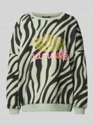 miss goodlife Oversized Sweatshirt mit Rundhalsausschnitt in Gruen, Gr...