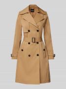 BOSS Trenchcoat mit Taillengürtel Modell 'Conry' in Camel, Größe 34