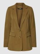 Esprit Collection Blazer mit Pattentaschen in Khaki, Größe 34