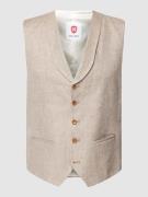 CG - Club of Gents Anzugweste mit Allover-Muster Modell 'Paddy' in Bei...