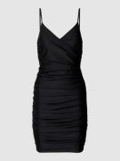 Jake*s Cocktail Cocktailkleid in Wickel-Optik in Black, Größe 36