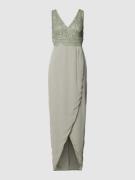 LACE & BEADS Abendkleid mit Paillettenbesatz in Mint, Größe S