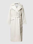 Calvin Klein Jeans Trenchcoat mit Bindegürtel Modell 'GLOSSY' in Beige...