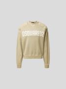 Dsquared2 Sweatshirt mit Label-Print in Hellgrau, Größe S