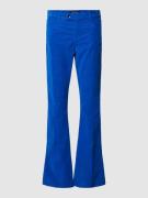 AEngels Bootcut Stoffhose mit Eingrifftaschen in Blau, Größe 42