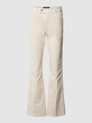 AEngels Bootcut Stoffhose mit Eingrifftaschen in Offwhite, Größe 44