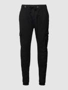 URBAN CLASSICS Jogpants mit Cargotaschen in unifarbenem Design in Blac...