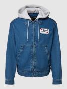 The Hundreds Jeansjacke mit Kapuze in Jeansblau, Größe L