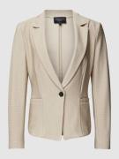 Emporio Armani Blazer aus Viskose-Mix mit Strukturmuster in Offwhite, ...