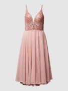 Hey Kyla Cocktailkleid mit Perlen- und Ziersteinbesatz in Hellrosa, Gr...