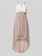 Jake*s Cocktail Cocktailkleid mit Ziersteinbesatz in Mauve, Größe 42