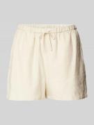 Tommy Hilfiger Flared Leinenshorts mit elastischem Bund Modell 'PULL O...