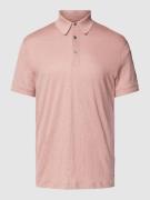 Tommy Hilfiger Regular Fit Poloshirt aus Leinen-Mix in Terra, Größe L