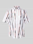 BOSS Orange Regular Fit Freizeithemd mit Streifenmuster in Hellrot, Gr...