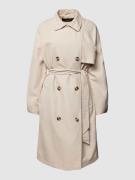 Vero Moda Outdoor Trenchcoat mit Bindegürtel Modell 'DOREEN' in Stein,...