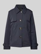 Fuchs Schmitt Trenchcoat mit Umlegekragen in Marine, Größe 38
