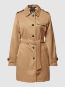 Fuchs Schmitt Trenchcoat mit Bindegürtel in Camel, Größe 38