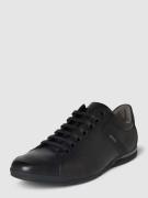 BOSS Sneaker aus Leder Modell 'Saturn' in Black, Größe 40