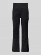 Dickies Flared Cargohose mit Strukturmuster Modell 'EAGLE BEND' in Bla...