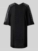 Copenhagen Muse Knielanges Kleid mit Spitzenbesatz Modell 'MOLLY' in B...