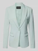 Emporio Armani Blazer mit Pattentaschen in Aqua, Größe 34