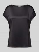 Christian Berg Woman T-Shirt aus Satin in Black, Größe 34