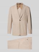 SELECTED HOMME Regular Fit Anzug mit Reverskragen Modell 'SMITH' in Of...