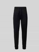 BOSS Slim Fit Sweatpants mit elastischem Bund in Black, Größe M