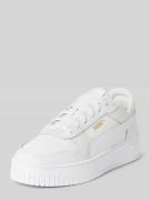 PUMA Sneaker mit Plateau-Sohle Modell 'Carina' in Weiss, Größe 37,5