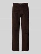 SELECTED HOMME Straight Fit Cordhose Modell 'MILES' in Dunkelbraun, Gr...