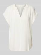 s.Oliver RED LABEL Bluse mit Strukturmuster in Offwhite, Größe 44