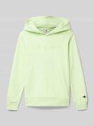 CHAMPION Hoodie mit Label-Stitching in Apfel, Größe 176
