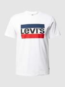 Levi's® T-Shirt mit Logo-Print in Weiss, Größe L