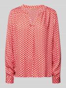 Smith and Soul Regular Fit Bluse mit Tunikakragen in Rosa, Größe L