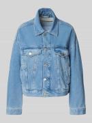 Armedangels Jeansjacke mit Umlegekragen Modell 'PAASITHE' in Jeansblau...