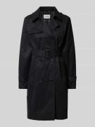s.Oliver RED LABEL Slim Fit Trenchcoat aus Baumwoll-Mix mit Streifen-F...