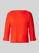 Marc Cain T-Shirt mit 3/4-Arm in Rot, Größe 34