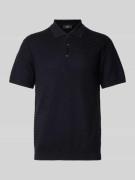 Cinque Regular Fit Poloshirt mit Strukturmuster Modell 'FLAVI' in Mari...