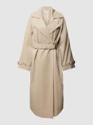 Only Trenchcoat mit Gürtel Modell 'April' in Sand, Größe S