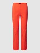STEHMANN Stoffhose mit elastischem Bund in Rot, Größe 38