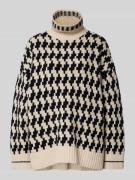 Tommy Hilfiger Strickpullover mit Stehkragen in Black, Größe M