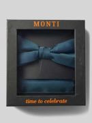 Monti Fliege und Einstecktuch im Set aus reiner Seide in Dunkelgruen, ...