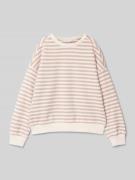 Mango Sweatshirt mit Rundhalsausschnitt in Altrosa, Größe 140