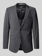 BOSS Slim Fit 2-Knopf-Sakko mit Kissing Buttons Modell 'Huge' in Anthr...