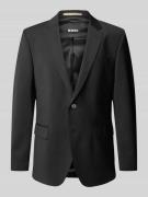 BOSS Slim Fit 2-Knopf-Sakko mit Kissing Buttons Modell 'Huge' in Black...