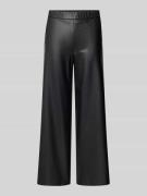 Raffaello Rossi Wide Leg Culotte in Leder-Optik Modell 'PALINA' in Bla...