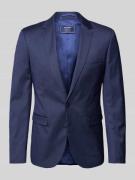 MCNEAL Super Slim Fit 2-Knopf-Sakko mit Reverskragen in Marine, Größe ...