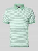 Tommy Hilfiger Regular Fit Poloshirt aus Baumwoll-Mix in Mint, Größe L
